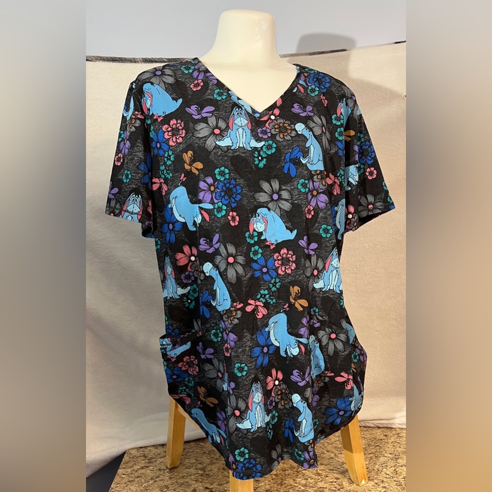 Disney Black and Blue Short Sleeve Tee